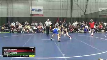 95 lbs Finals (8 Team) - Gavin Landers, Iowa Black vs Austin Brown, Missouri Avengers