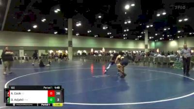 160 lbs Round 4 (16 Team) - Daniel Adjahil, Hawkstyle Elite vs Ayden Cook, Sunbear Wrestling