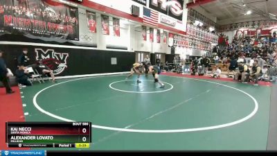 145 lbs Cons. Round 5 - Alexander Lovato, Millikan vs Kai Necci, Santa Monica