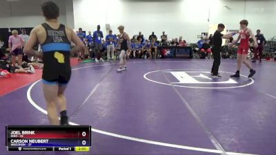 119 lbs Round 3 (8 Team) - Joel Brink, Ohio vs Carson Neubert, Wisconsin