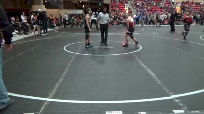 84 lbs Champ. Round 2 - Levi Halbert, Nebraska Boyz Wrestling vs Bentlee Diediker, Linn County Twisters