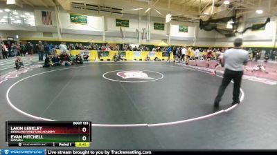 130 lbs Cons. Round 2 - Lakin Leekley, Siouxland Wrestling Academy vs Evan Mitchell, Mitchell