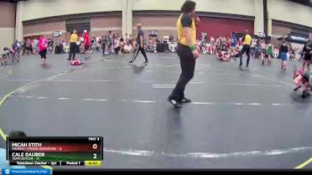 70 lbs Round 2 (6 Team) - Cale Dauber, Team Gotcha vs Micah Stith, Midwest Xtreme Wrestling