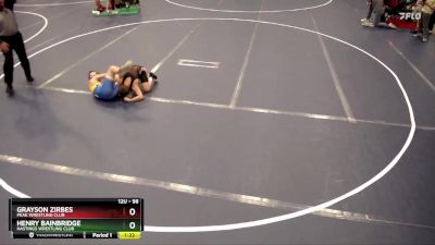 98 lbs Cons. Round 3 - Grayson Zirbes, Peak Wrestling Club vs Henry Bainbridge, Hastings Wrestling Club