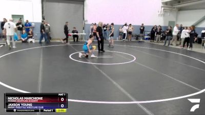 113 lbs Round 1 - Nicholas Marchione, Pioneer Grappling Academy vs Jaxson Young, Nikiski Freestyle Wrestling Club