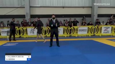 YURI ALLISON P. DOS SANTOS vs GIANCARLO BODONI 2021 Pan IBJJF Jiu-Jitsu No-Gi Championship