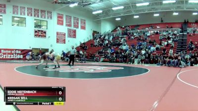 190 lbs 1st Place Match - Keegan Sell, James A Garfield vs Eddie Neitenbach, Medina Buckeye