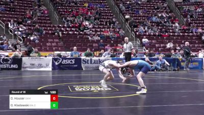 127 lbs Round Of 16 - Dean Houser, Daniel Boone vs Owen Klodowski, Baldwin