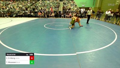 132 lbs Round Of 64 - Caden Sae-Wong, Earl Wooster vs Tripp Moussavi, West Linn