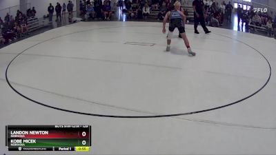 129 lbs Cons. Round 2 - Landon Newton, Nebraska vs Kobe Micek, Nebraska