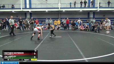 88 lbs Round 3 (8 Team) - Zac Hartley, Ranger WC vs Matthew Kesterson, 84 Athletes