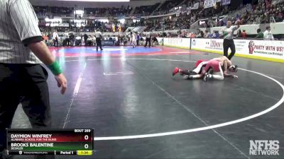 1A-4A 138 3rd Place Match - Daymion Winfrey, Alabama School For The Blind vs Brooks Balentine, Deshler