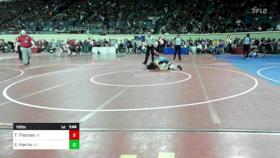 118 lbs Round Of 64 - Trey Thomas, Unattached Assassins vs Eldon Harris, Hennessey Eagles Jr High