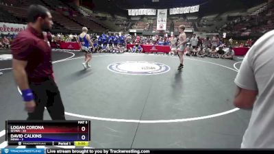 195 lbs Round 3 (16 Team) - Logan Corona, SCVWA vs David Calkins, MDWA