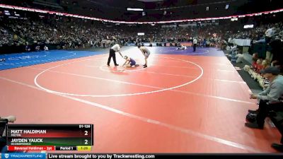 D1-126 lbs Quarterfinal - Matt Haldiman, Milton vs Jayden Yauck, Oconomowoc