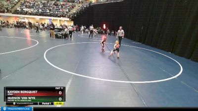 56 lbs Champ. Round 1 - Kayden Bergquist, Iowa vs Hudson Van Wyk, Moyer Elite Wrestling