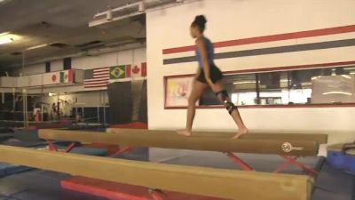 Tavia Smith - Beam Workout [6/8/13]