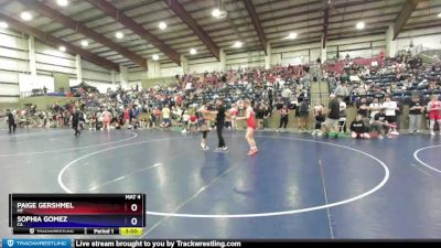 138 lbs Quarterfinal - Paige Gershmel, MT vs Sophia Gomez, CA