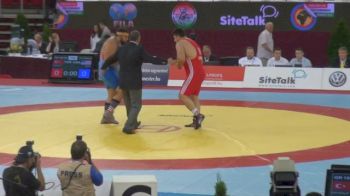 120 lbs quarter-finals Robbie Smith USA vs. Riza Kayaalp Turkey