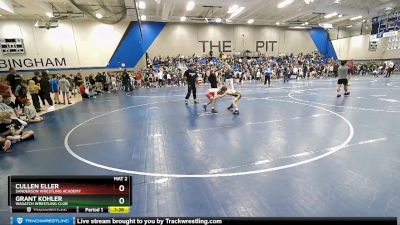 61 lbs Cons. Semi - Cullen Eller, Sanderson Wrestling Academy vs Grant Kohler, Wasatch Wrestling Club