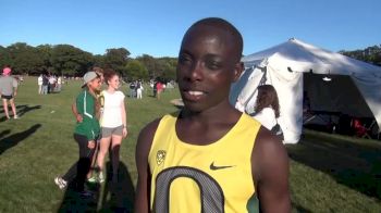 Edward Cheserek wins first collegiate race at BC XC Invite 2013