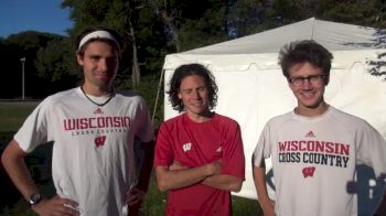 Wisco crew of Alex Brill, Rob Finnerty and new face at BC XC Invite 2013