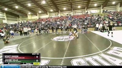 92 lbs Cons. Round 2 - Wyatt Mason, Touch Of Gold Wrestling Club vs JaKobe Valle, All In Wrestling Academy