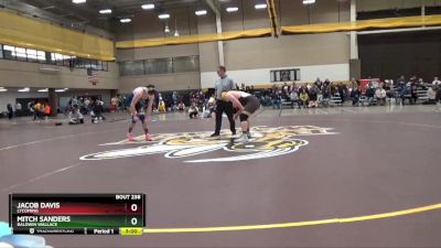 285 lbs Cons. Round 4 - Mitch Sanders, Baldwin Wallace vs Jacob Davis, Lycoming