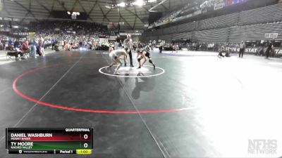 1A 145 lbs Quarterfinal - Ty Moore, Naches Valley vs Daniel Washburn, Mount Baker