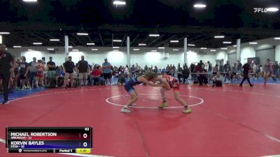 83 lbs Placement Matches (16 Team) - Michael Robertson, Arkansas vs Korvin Bayles, Utah