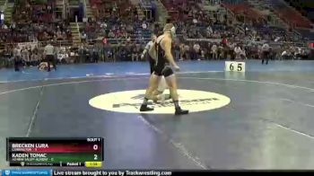 145 lbs Round 1 - Kaden Tomac, #2 New Salem-Almont vs Brecken Lura, Carrington