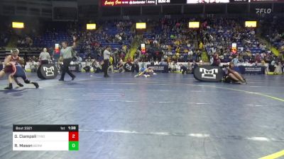 90 lbs Round Of 16 - Garrett Ciampoli, Tyrone vs Rohn Mason, Berwick