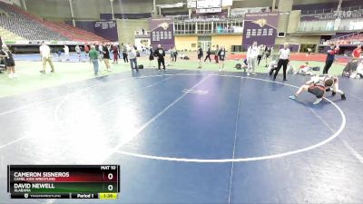 119-123 lbs Round 2 - David Newell, Alabama vs Cameron Sisneros, Camel Kids Wrestling