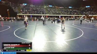 117 lbs Champ. Round 1 - Dawson Youngblut, Immortal Athletics WC vs Jackson Bair, Iowa