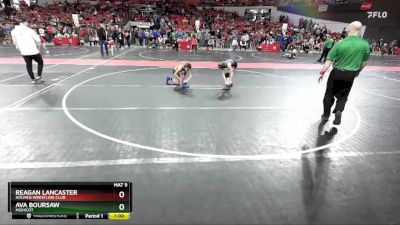 70 lbs Semifinal - Ava Boursaw, Mishicot vs Reagan Lancaster, Holmen Wrestling Club