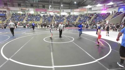 80 lbs Consi Of 4 - Mila Mecillas, Fort Lupton vs Olivia Ley, Platte Valley Middle School