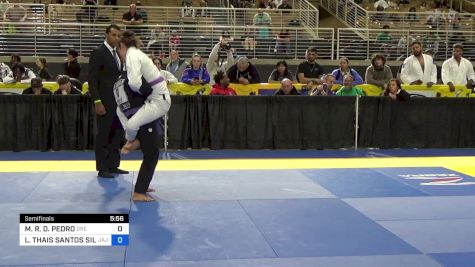 MONICA R. D. PEDRO vs LUMARA THAIS SANTOS SILVA 2024 Pan Jiu Jitsu IBJJF Championship