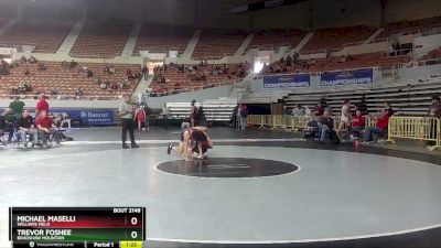 D2-157 lbs Quarterfinal - Trevor Foshee, Bradshaw Mountain vs Michael Maselli, Williams Field