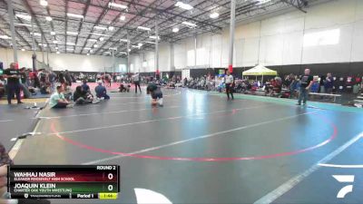 190 lbs Round 2 - Wahhaj Nasir, Eleanor Roosevelt High School vs Joaquin Klein, Charter Oak Youth Wrestling