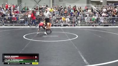 64 lbs Cons. Round 1 - Cyler Puderbaugh, Bobcat Wrestling Club vs Royce Romero, U Town Hammers