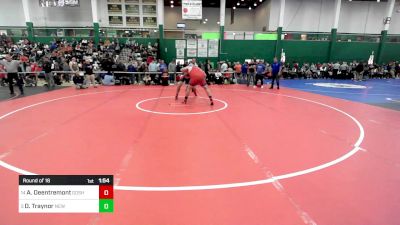 285 lbs Round Of 16 - Aidan Deentremont, Goshen vs Douglas Traynor, New Fairfield