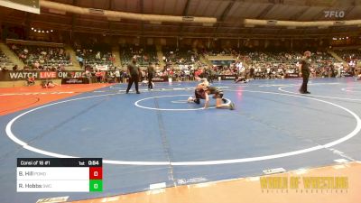 76 lbs Consi Of 16 #1 - Brodie Hill, Pomona Elite vs Ryder Hobbs, Salina Wrestling Club