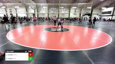 126 lbs Final - Justin Jones, Orange vs Darren Hicks, Nova Wrestling Club