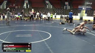 125 lbs Round 3 (6 Team) - Wyatt Sesnie, Ninja vs Brayden Lutch, Metro All Stars