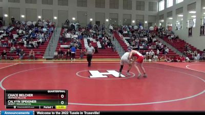 167 lbs Quarterfinal - Chace Belcher, Vestavia Hills HS vs Calvyn Speigner, Hewitt-Trussville MS