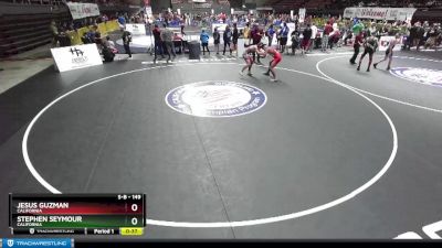 149 lbs Semifinal - Stephen Seymour, California vs Jesus Guzman, California