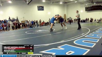 285 lbs Cons. Round 3 - Helliot Santana-Guevara, Joliet Junior College vs Seth Elliott, Concordia University