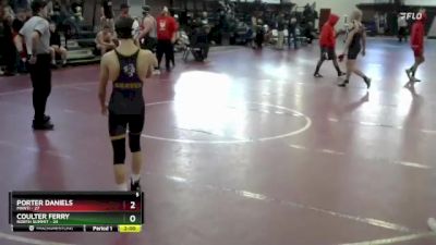 106 lbs Round 3 (8 Team) - Porter Daniels, Manti vs Coulter Ferry, North Summit