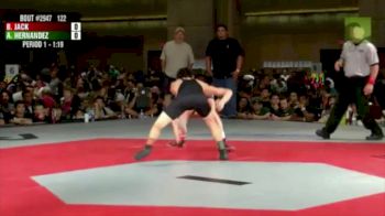 122 lbs finals Bailey Jack vs. Anthony Hernandez