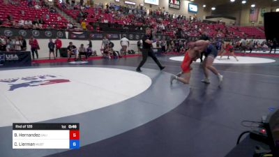 70 kg Rnd Of 128 - Benjamin Hernandez, California vs Cade Lierman, Mustang Wrestling Club